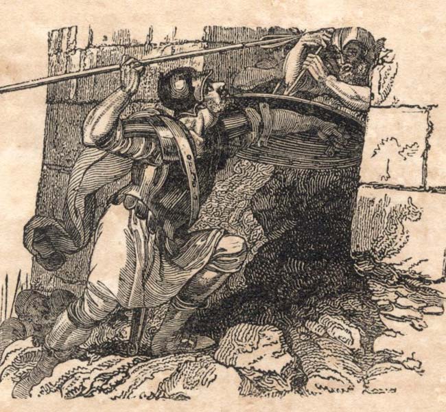 1 Chronicles Images - Joab Smiting the Jebusites
