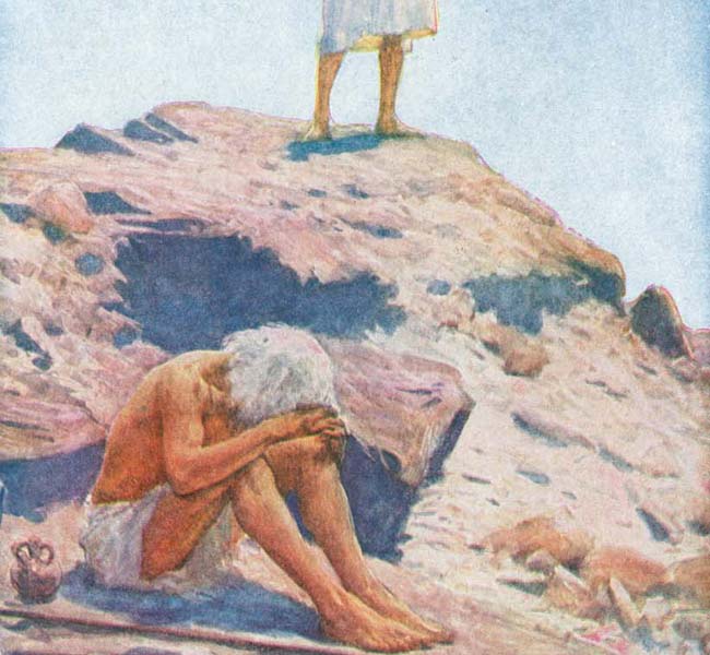 1 Kings Images - Elijah and His Servant on Mount Carmel