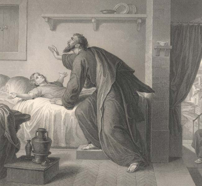 1 Kings Images - Elijah Raiseth the Widow's Son