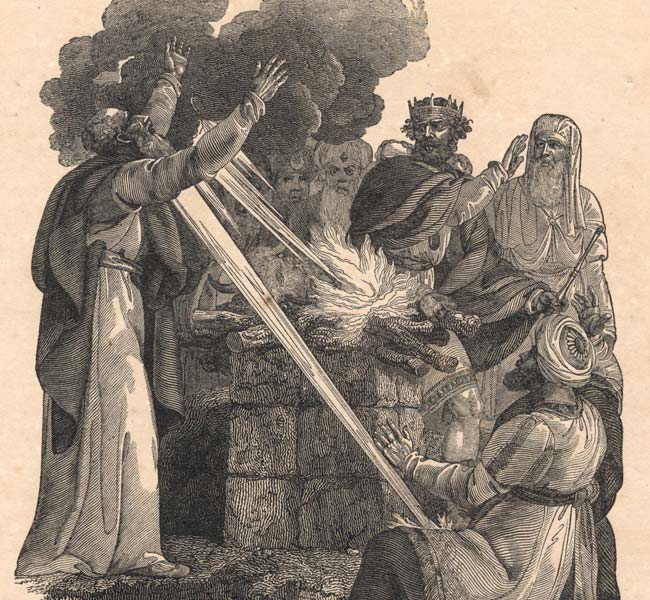 1 Kings Images - Elijah's Sacrifice Consumed by Fire