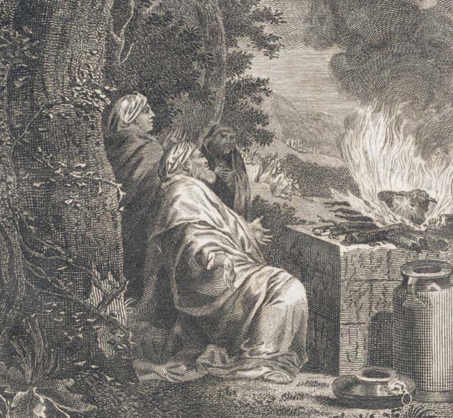 1 Kings Images - Elijah's Sacrifice Consumed by Fire from Heaven