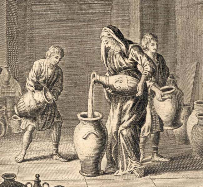 1 Kings Images - The Widow of Zarephath Getting Water for Elijah