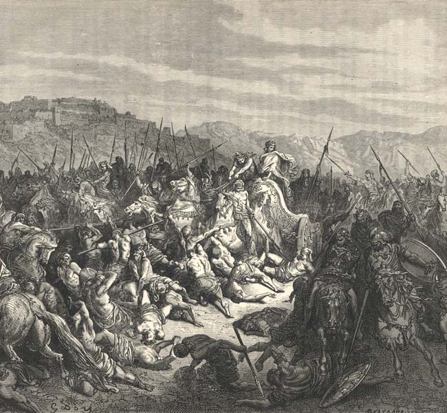 1 Kings Images - Slaughter of Syrians by the Children of Israel