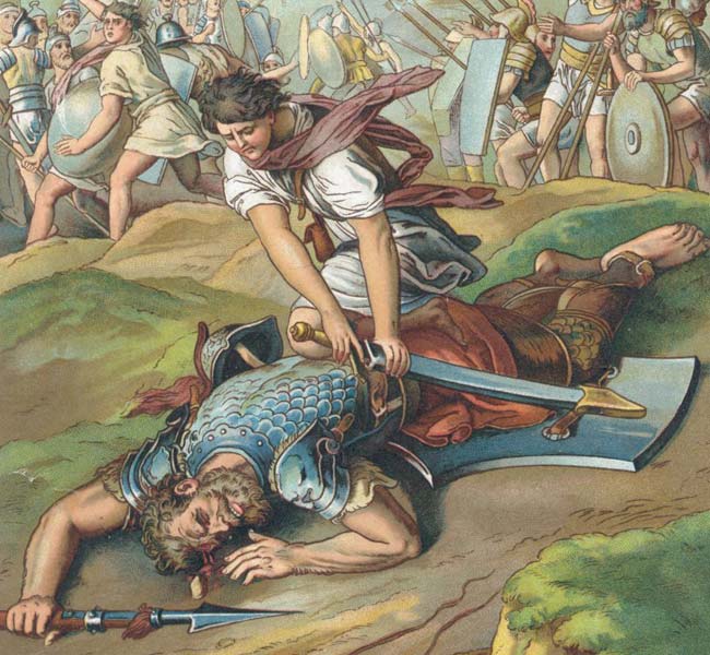 1 Samuel Images - David Took Goliath's Sword