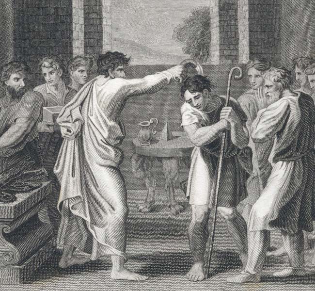 1 Samuel Images - Samuel Anointing David