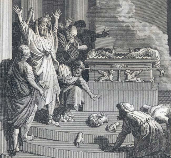 1 Samuel Images - The Idol Dagon