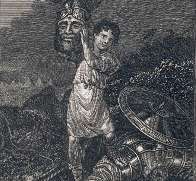 1 Samuel Images - Goliath Slain by David