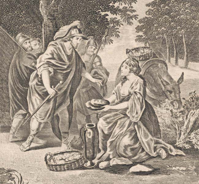 1 Samuel Images - Abigail Brings Presents to David
