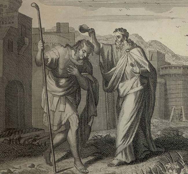 1 Samuel Images - Samuel Anoints Saul King