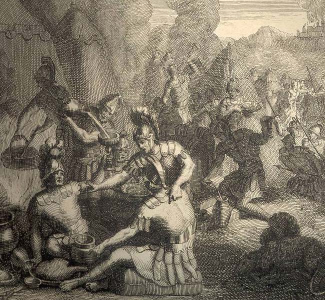 1 Samuel Images - The Amalekites Eating and Drinking Their Spoil