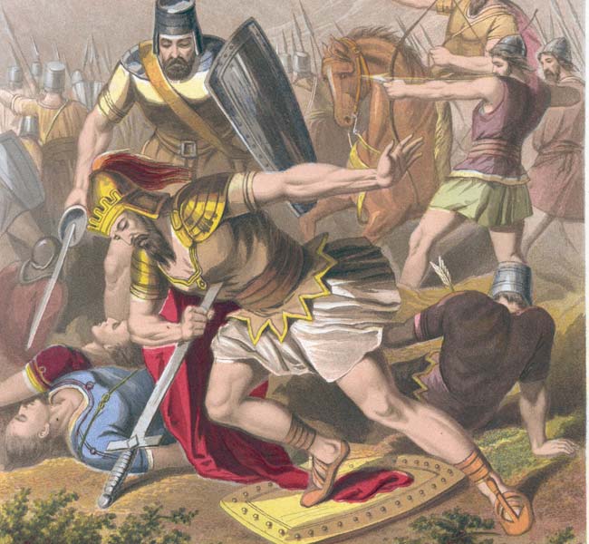 1 Samuel Images - Death of Saul