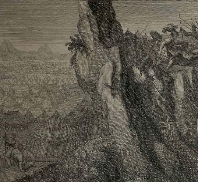1 Samuel Images - Jonathan and His Amour Barer Defeat the Philistines