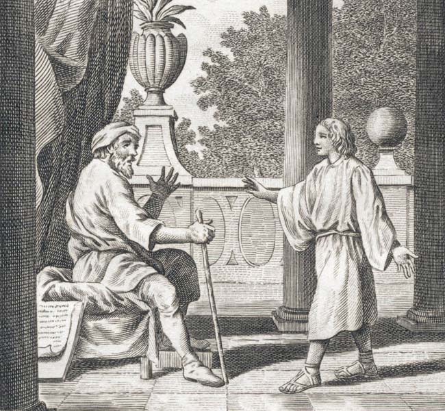 1 Samuel Images - Samuel Uttering His First Prophecy
