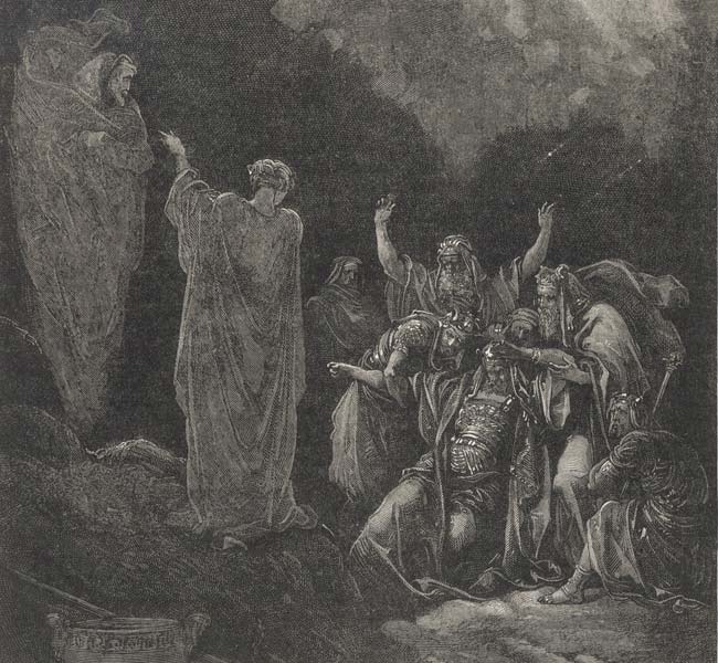 1 Samuel Images - Saul with the Witch of Endor #1
