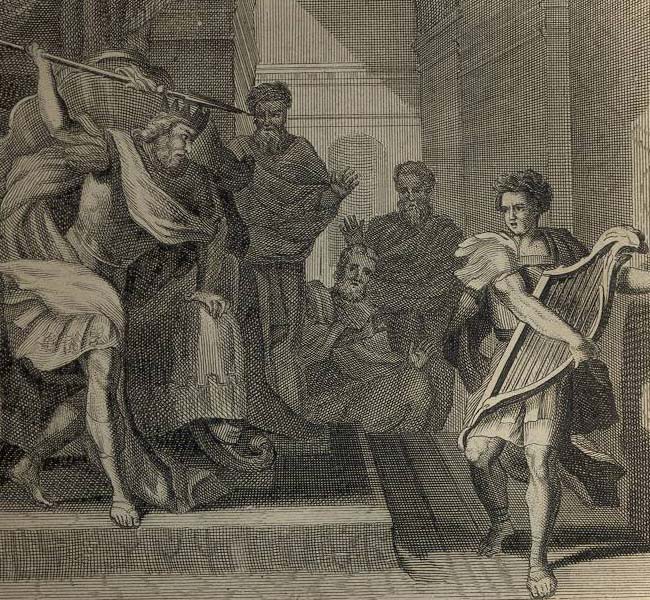 1 Samuel Images - Saul Tries to Kill David