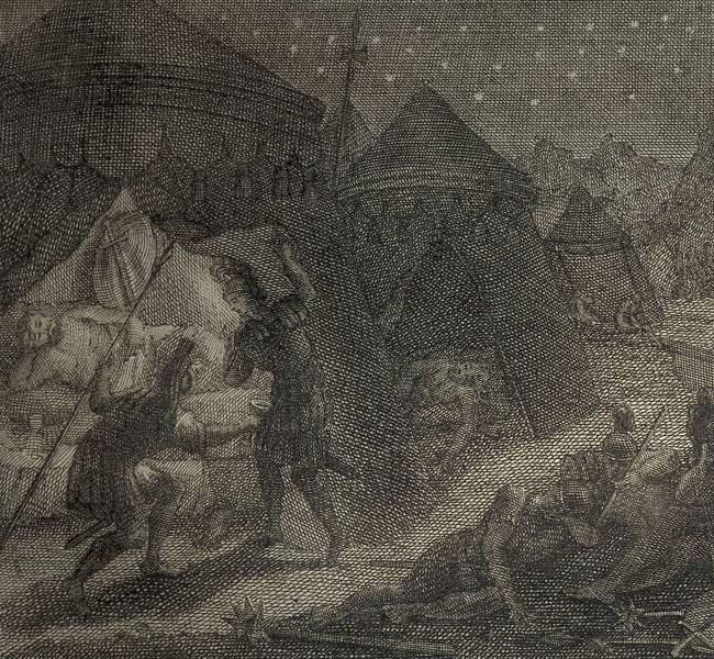 1 Samuel Images - David Takes Saul's Spear and Cruse