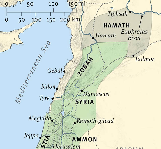 2 Chronicles Images - The Extent of Solomon's Kingdom in 2 Chronicles