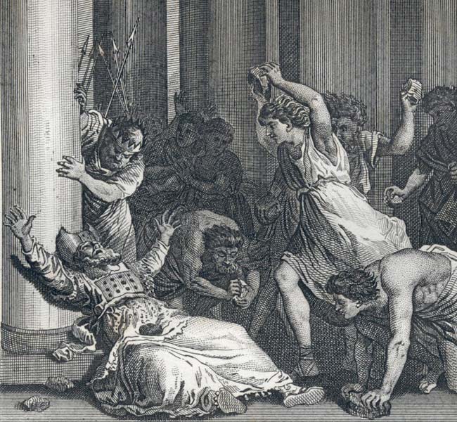 2 Chronicles Images - The Stoning of Zechariah