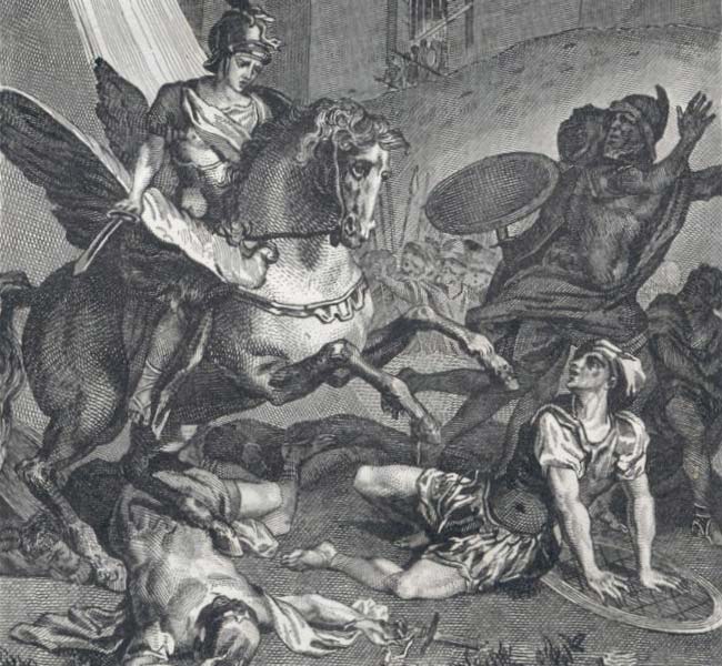 2 Chronicles Images - An Angel Kills the Army of Sennacherib