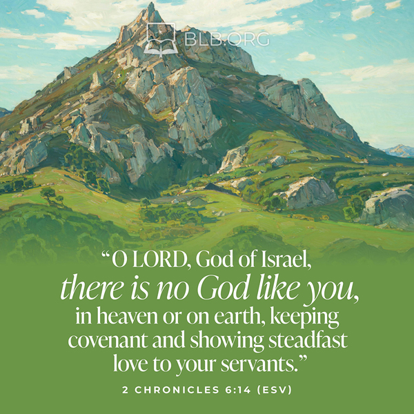 2 Chronicles Images - 2 Chronicles 6:14 (ESV)