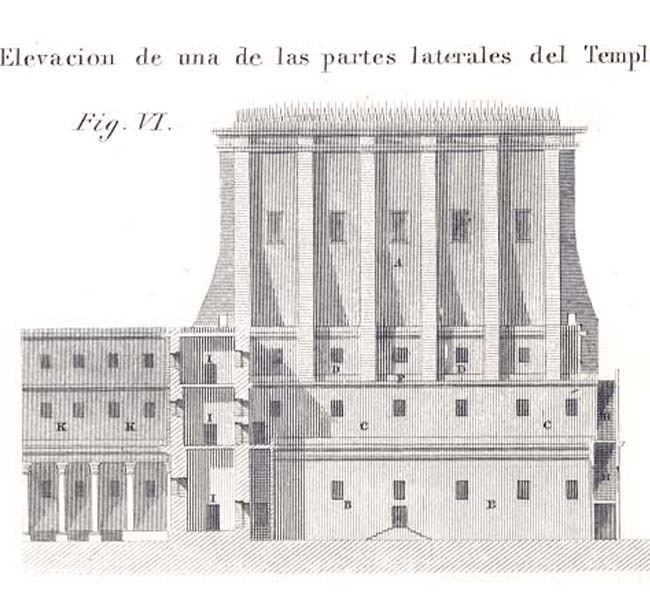 2 Chronicles Images - Elevation of One of the Lateral Parts of the Temple