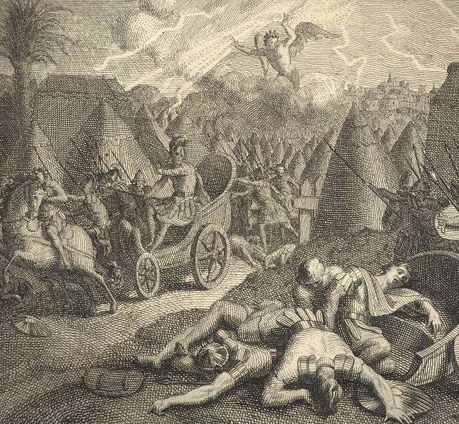 2 Chronicles Images - The Angel of the Lord Smites the Assyrians