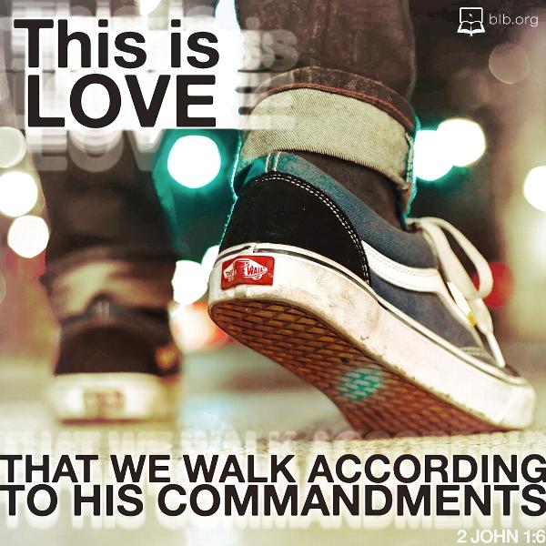 2 John Images - 2 John 1:6 NKJV