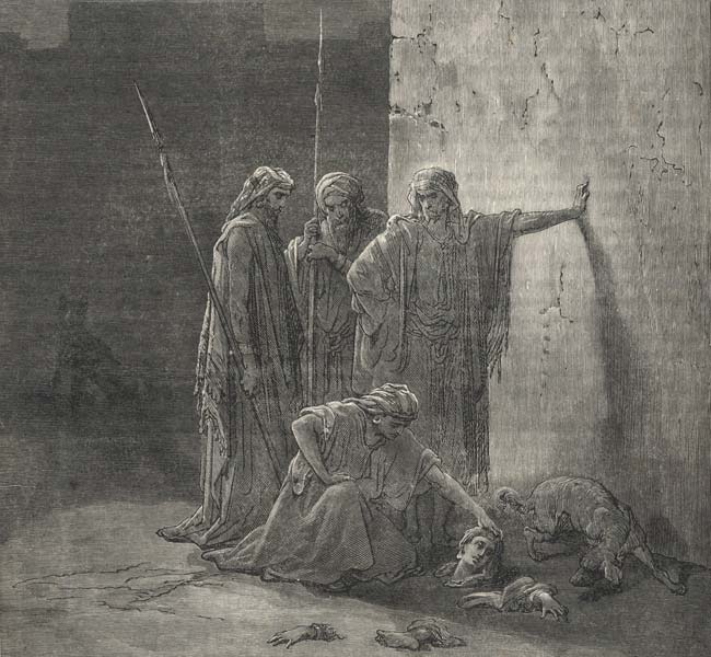 2 Kings Images - Jehu's Companions Finding the Remains of Jezebel