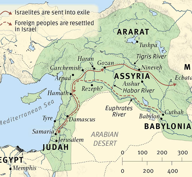 2 Kings Images - The Fall of Samaria and Deportation of Israelites