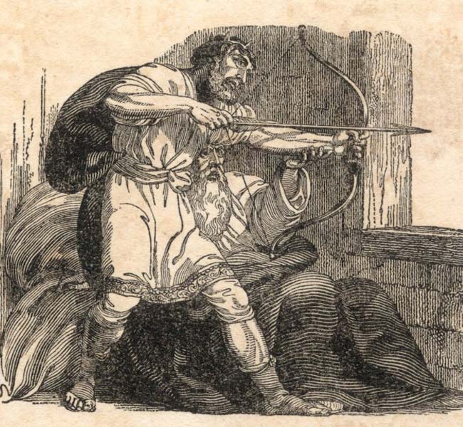 2 Kings Images - Elisha Directing Joash to Smite the Assyrians