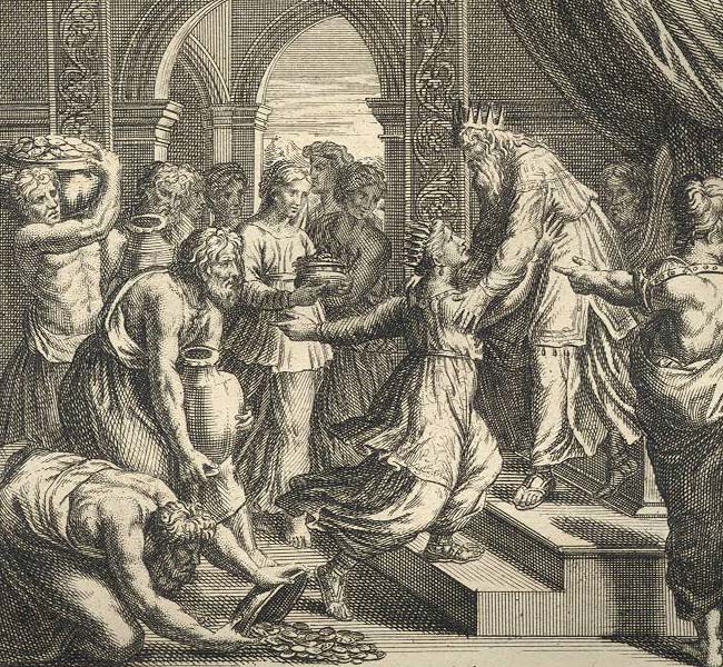 2 Kings Images - The Queen of Sheba with Solomon
