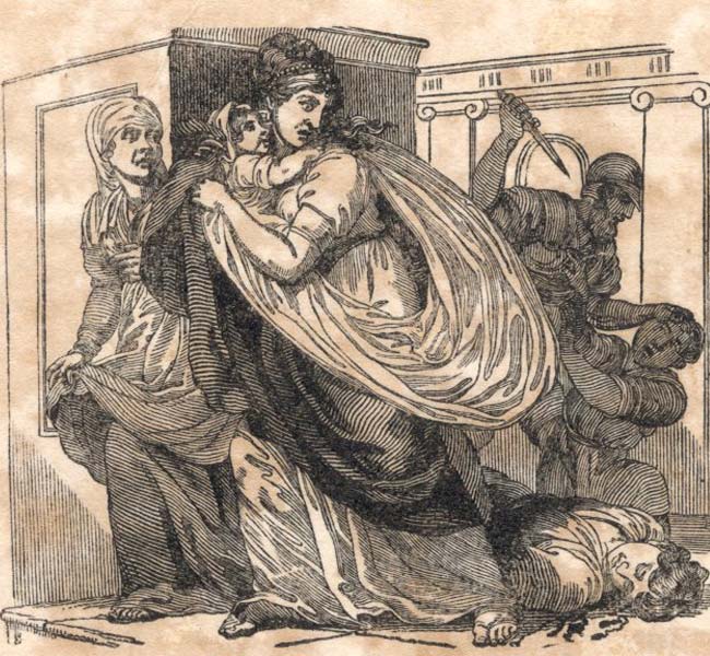 2 Kings Images - Jehoshabeath Saving Joash