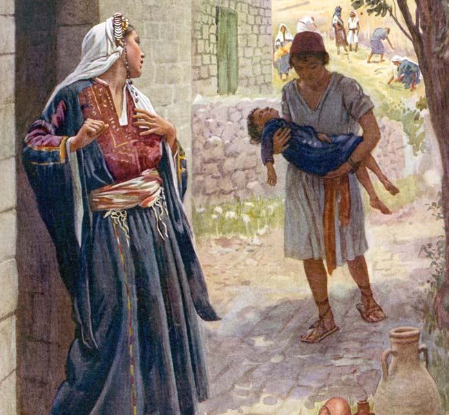 2 Kings Images - Shunammite Woman's Son Dies