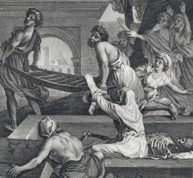 2 Kings Images - Elisha Dies; His Bones Resurrect a Man