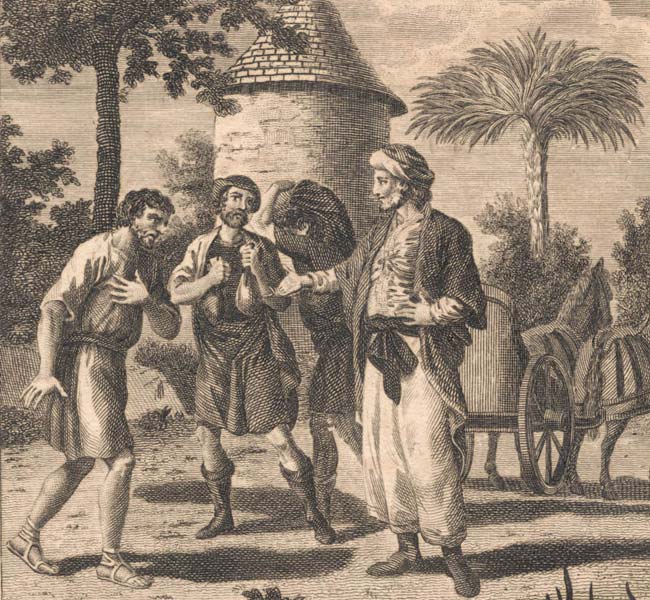 2 Kings Images - Gehazi Fraudulently Obtaining the Talents of Silver, &c.