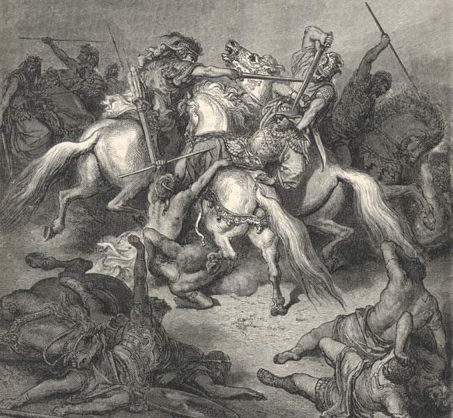 2 Samuel Images - Abishai Saving the Life of David