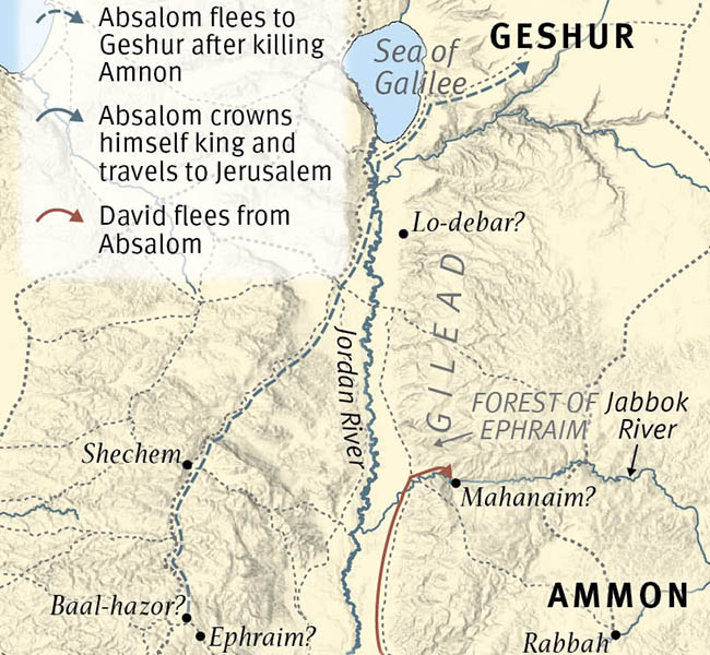 2 Samuel Images - David and Absalom