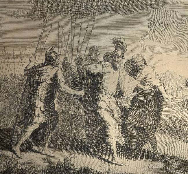 2 Samuel Images - Shimei Curses David
