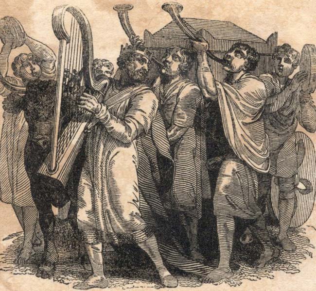 2 Samuel Images - David Playing before the Ark