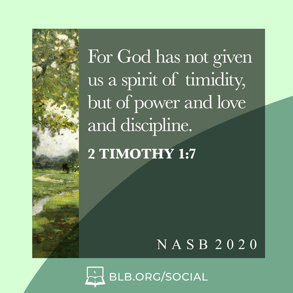 2 Timothy Images - 2 Timothy 1:7 NASB20
