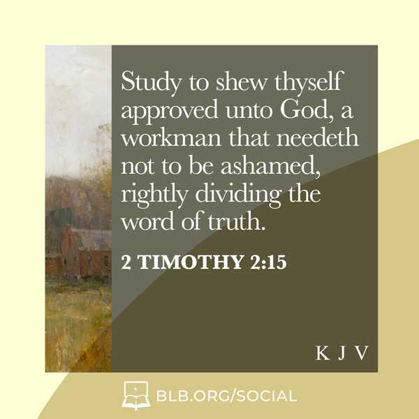 2 Timothy Images - 2 Timothy 2:15 KJV