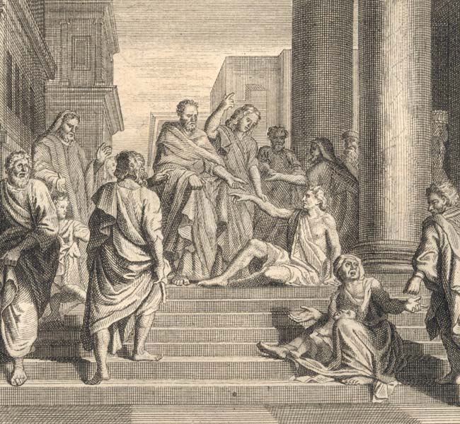 Acts Images - Peter Heals the Lame Beggar