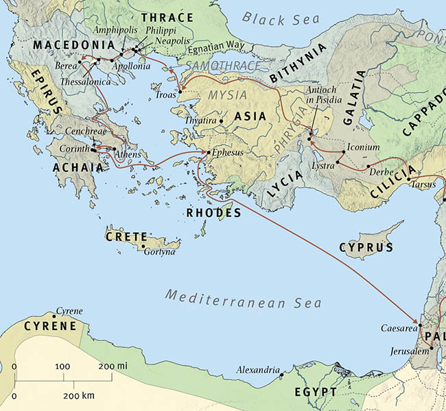 Acts Images - Paul's Second Missionary Journey