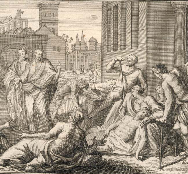 Acts Images - The Sick Try to Catch Peter's Shadow