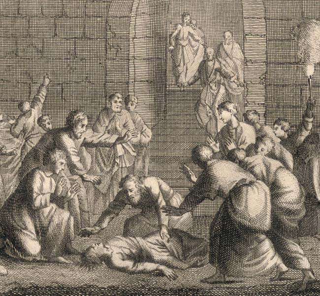 Acts Images - Paul Revives Eutychus