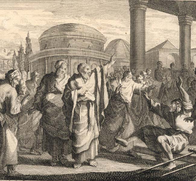 Acts Images - Paul Heals a Cripple Man