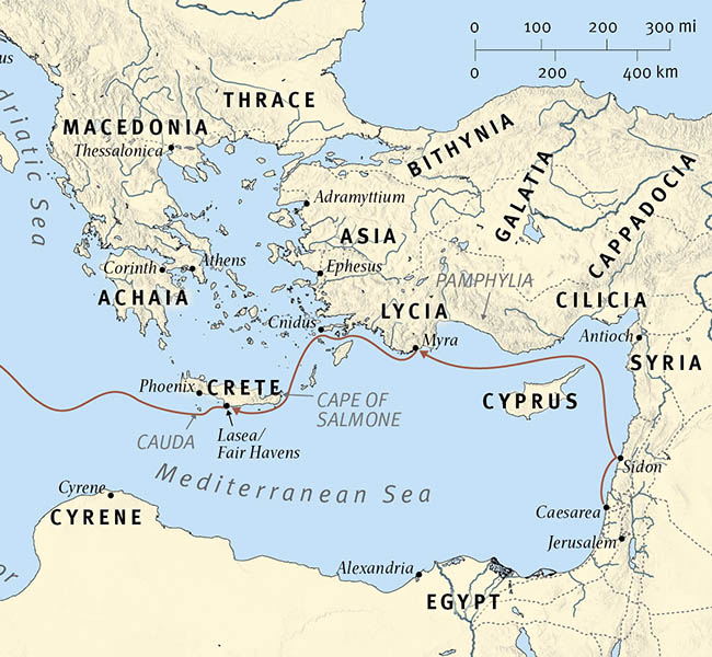 Acts Images - Paul's Journey to Rome