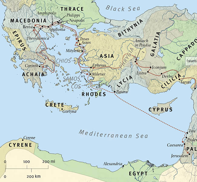 Acts Images - Paul's Third Missionary Journey