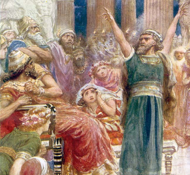 Daniel Images - Daniel Prophesying at Belshazzar's Feast