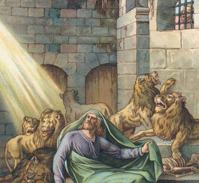 Daniel Images - The Angel Shuts the Lion's Mouth